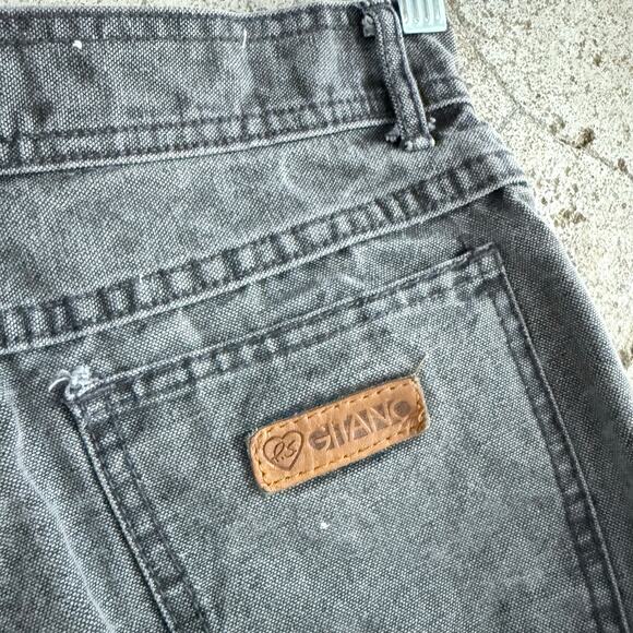 Vtg 80s Gitano Jeans High Rise Tapered Gray Denim Ankle Zip Womens 26x28 Retro - Picture 4 of 6